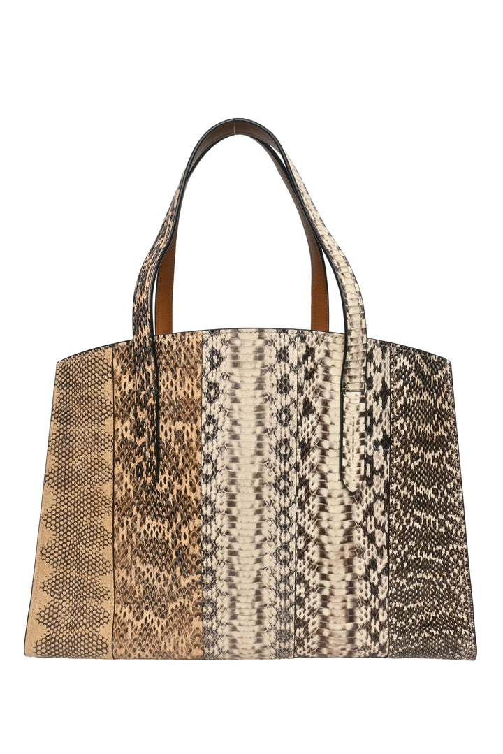 Coach Charlie Carryall Snakeskin Tote