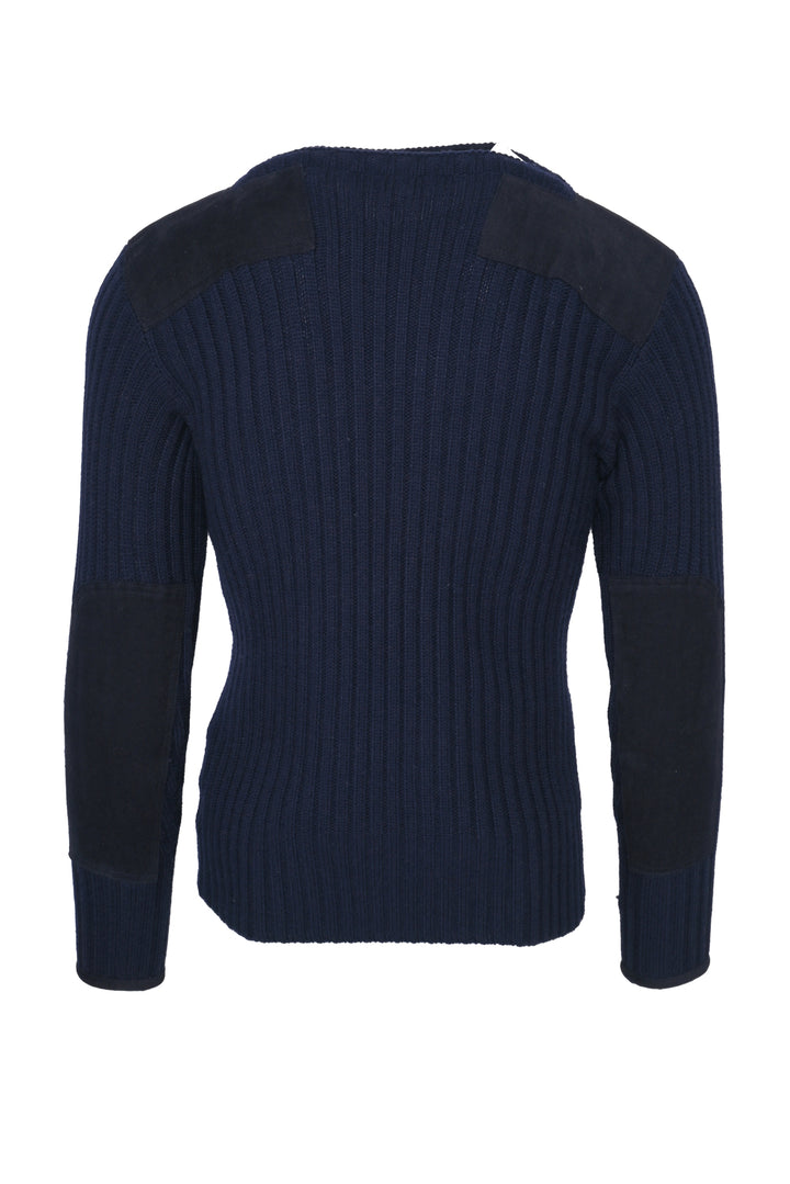 N.Peal London Size S Men's 007 Ribbed Army Sweater