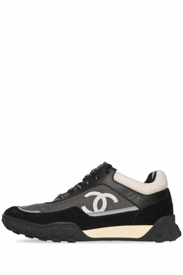 Chanel Size 36.5 Fabric Logo Sneaker