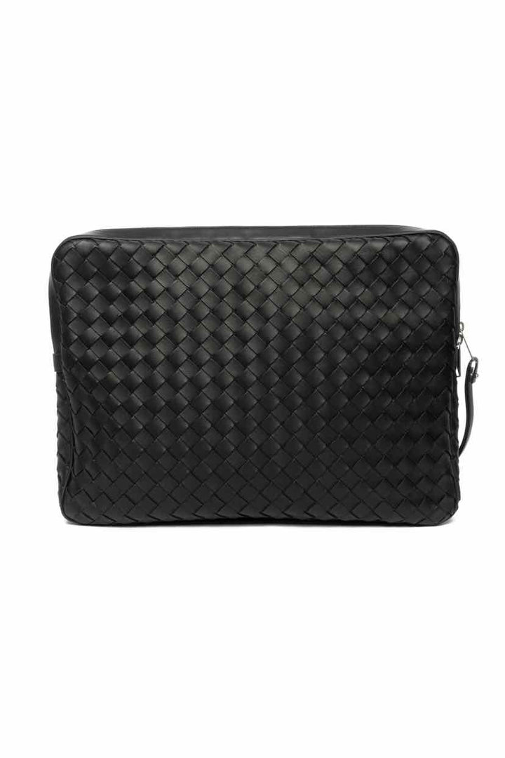 Bottega Veneta Large Intrecciato Leather Document Pouch