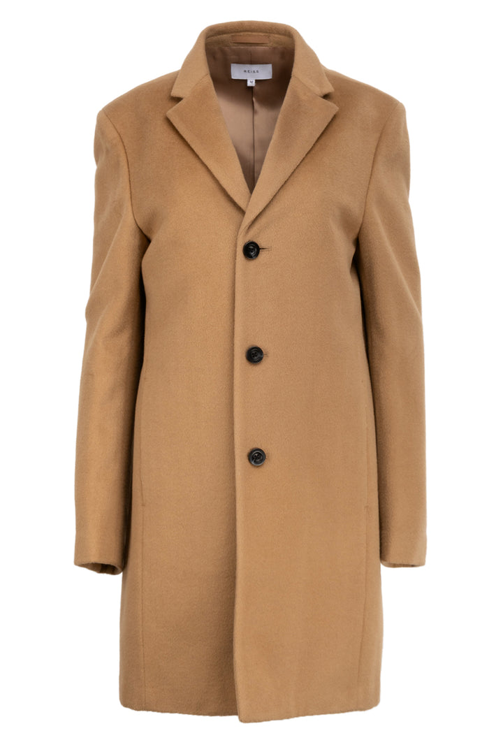 Reiss Size M Men's Single-Breasted Wool Coat