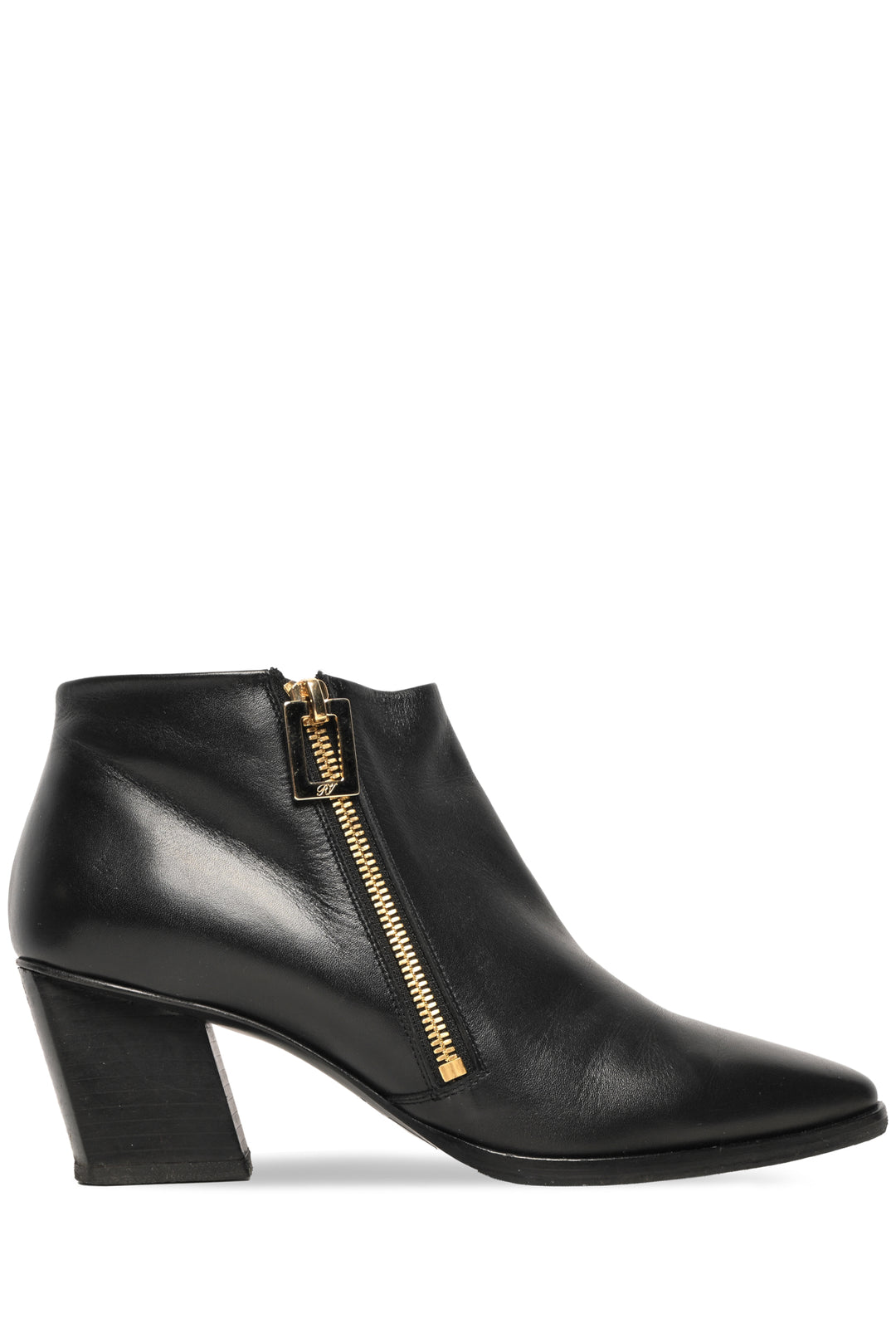 Roger Vivier Size 39 Leather Ankle Boots