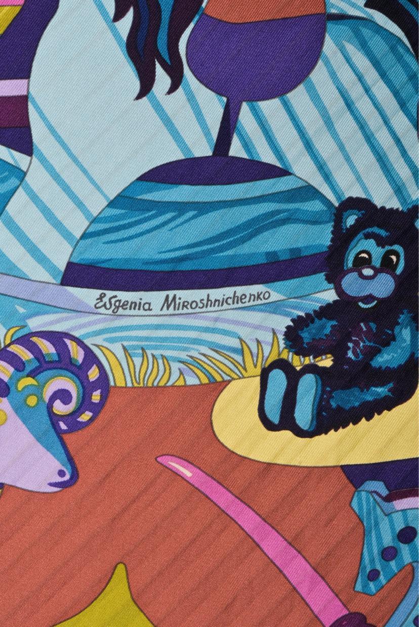 Hermes Zabavushka Silk Scarf