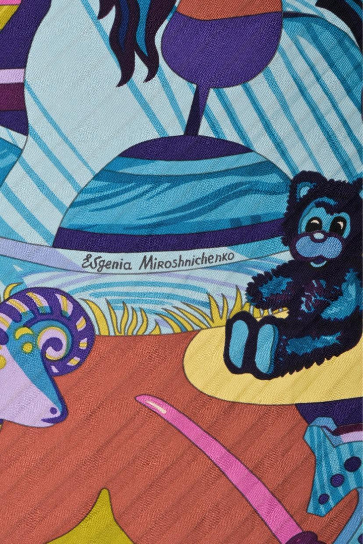 Hermes Zabavushka Silk Scarf