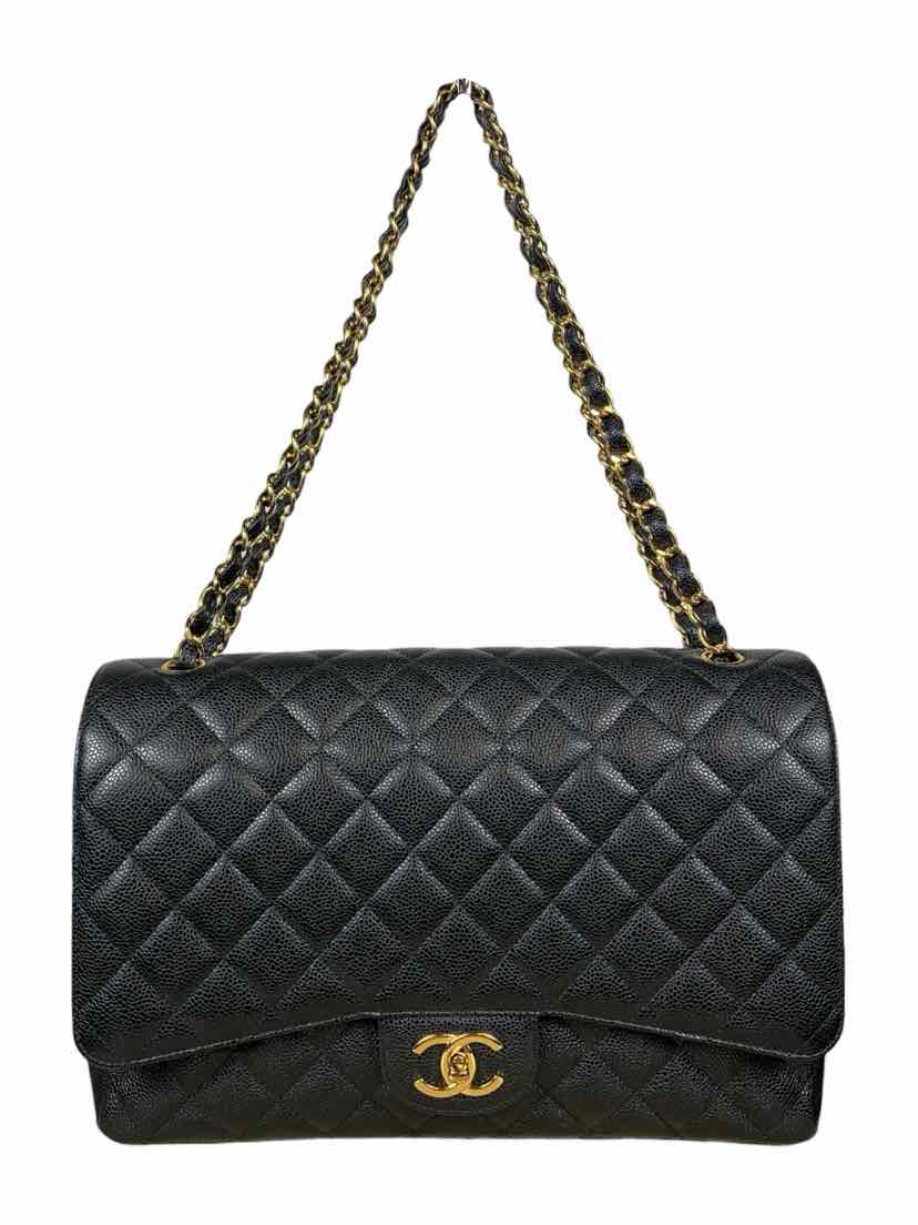 Chanel 2011 Caviar Maxi Classic Double Flap