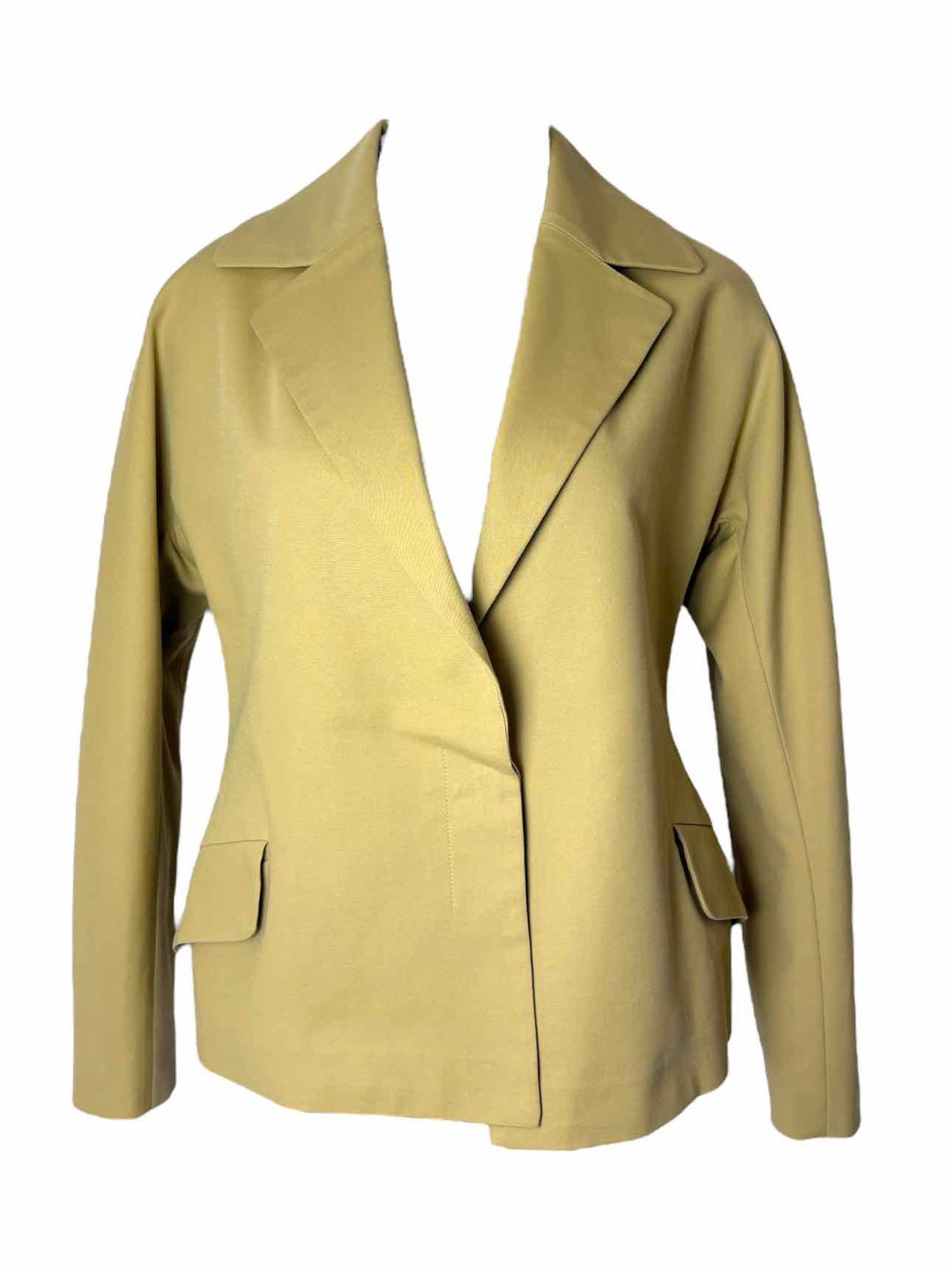The Row Tan Cotton Size 12 Blazer