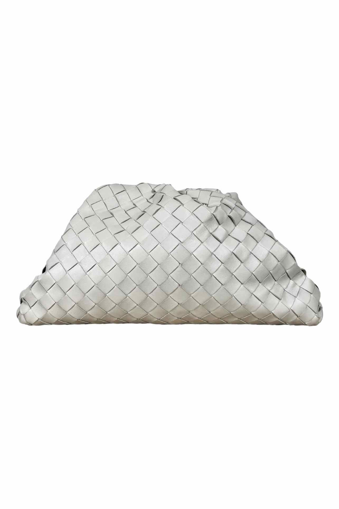 Bottega Veneta Intrecciato Woven Leather Pouch Clutch