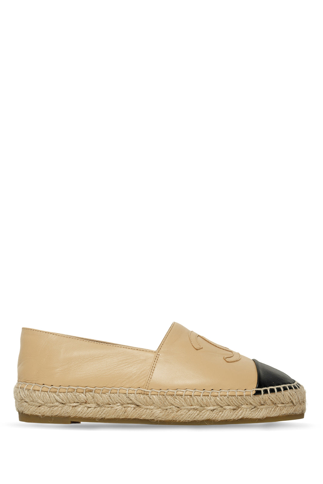 Chanel Size 36 Lambskin CC Espadrilles