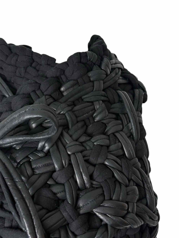 Monarc 1 Size OS Woven Knit Vest w/Leather Vest