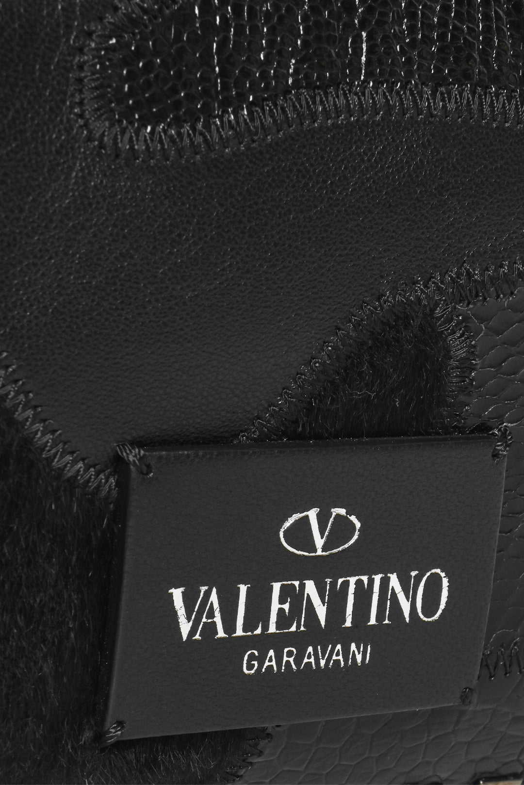 Valentino Exotic Leather Rockstud Shopper Tote