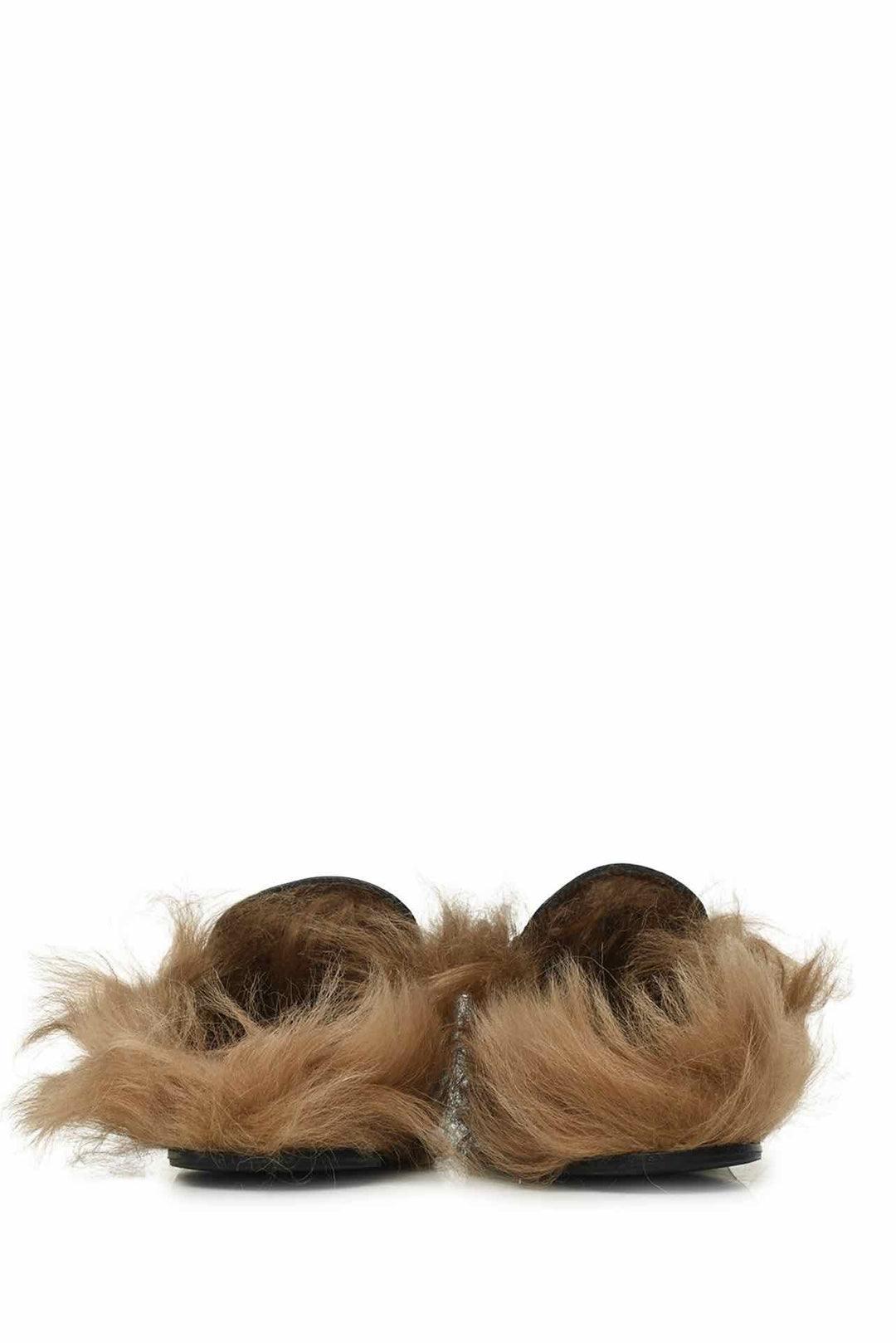 Gucci Size 35.5 Princetown Genuine Shearling Loafer Mules
