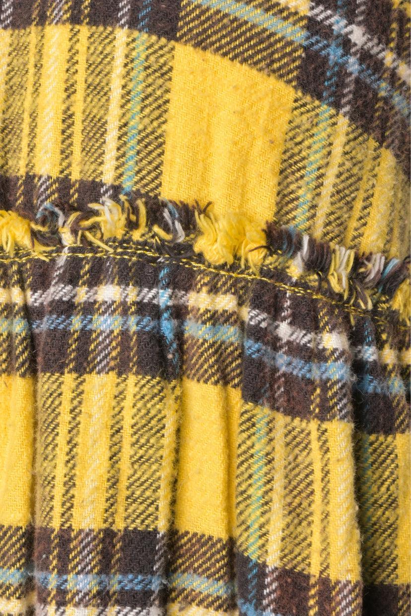 R13 Size XS Shredded Relaxed Midi Dress