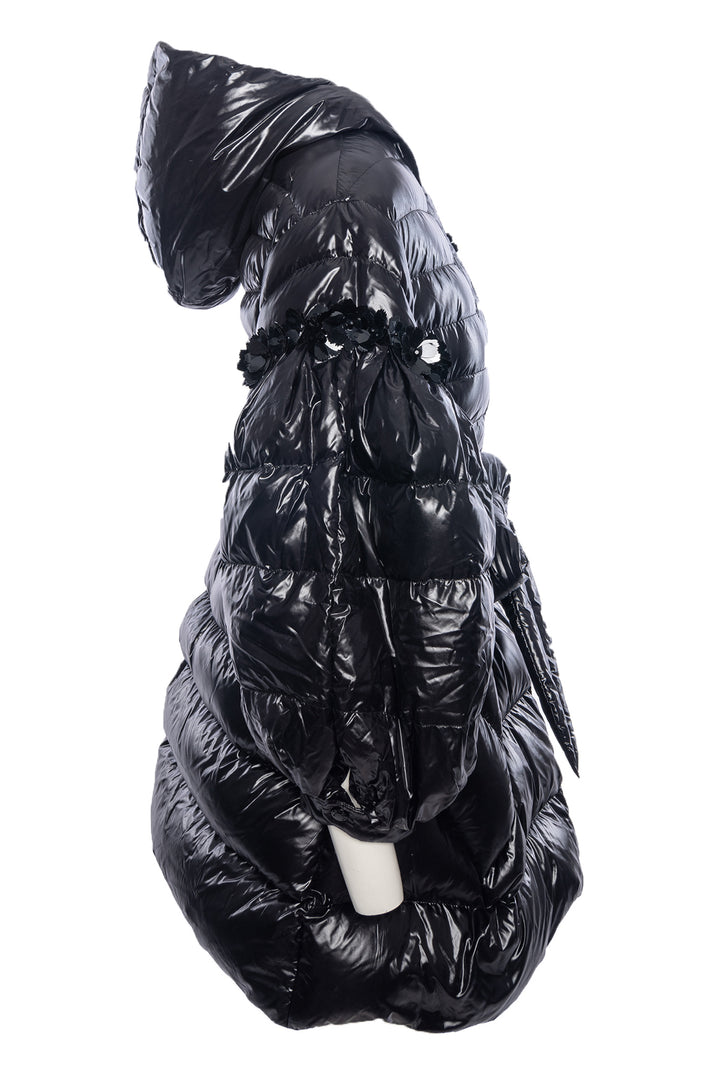 Moncler Size 0 Genius 4 Moncler x Simone Rocha Black Down Elinor Coat