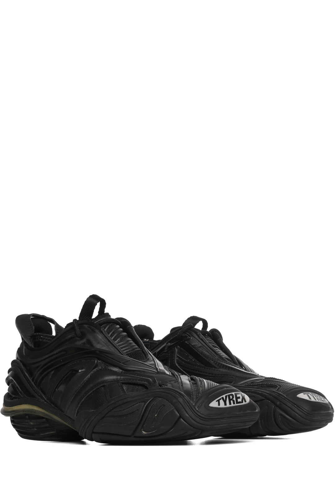 Balenciaga Size 39 Tyrex Nylon, Mesh, Faux Leather & Rubber Sneaker