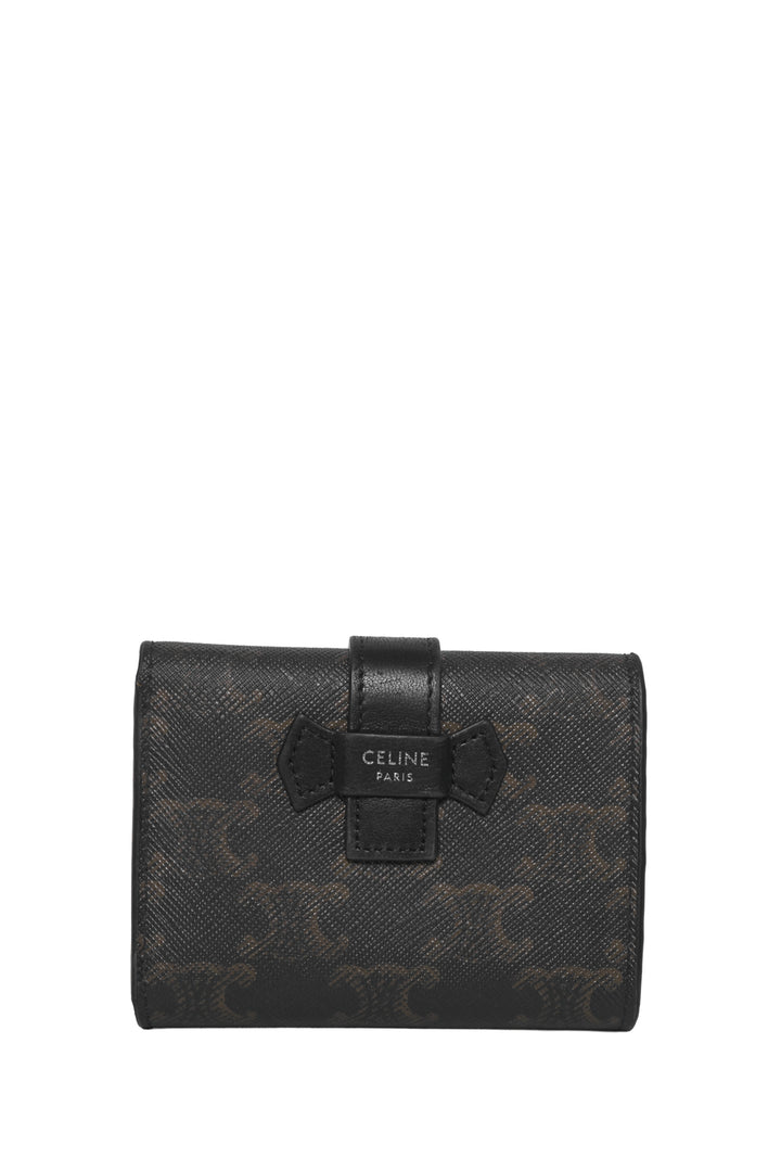 Celine 2022 Triomphe Compact Wallet