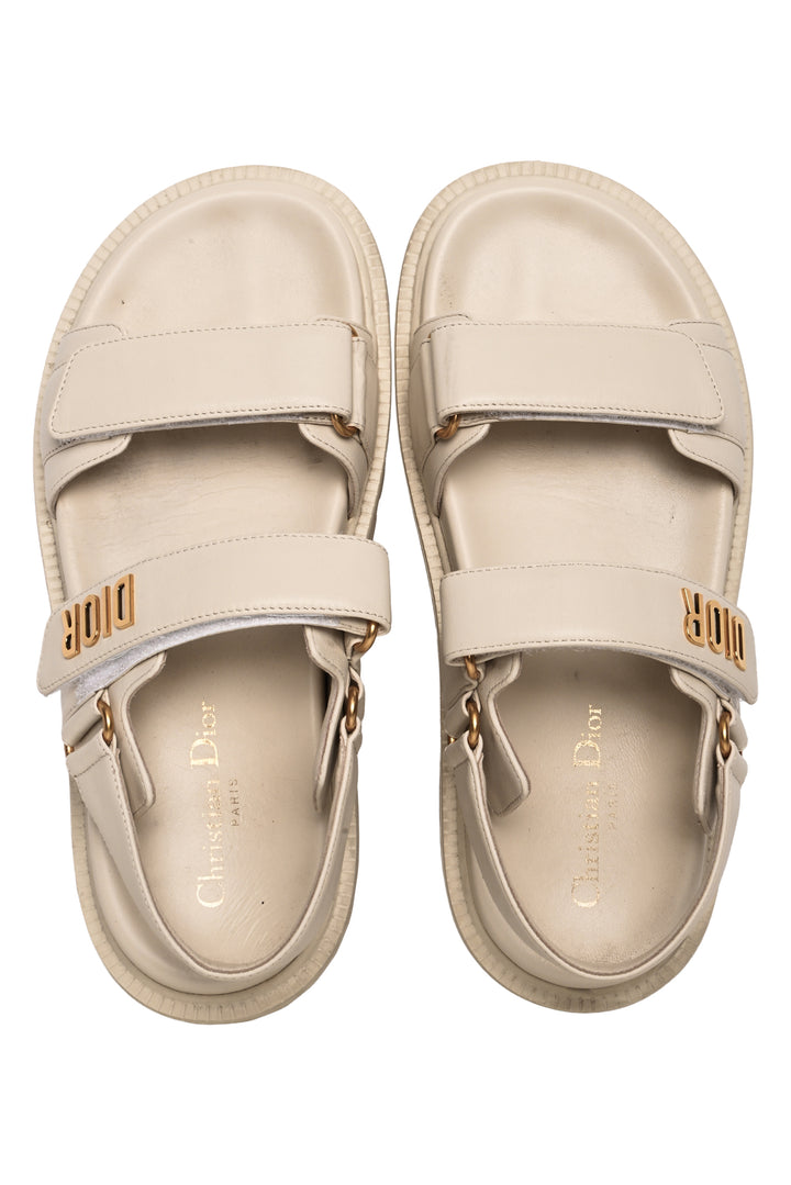 Dior Size 38 Dioract Sandals