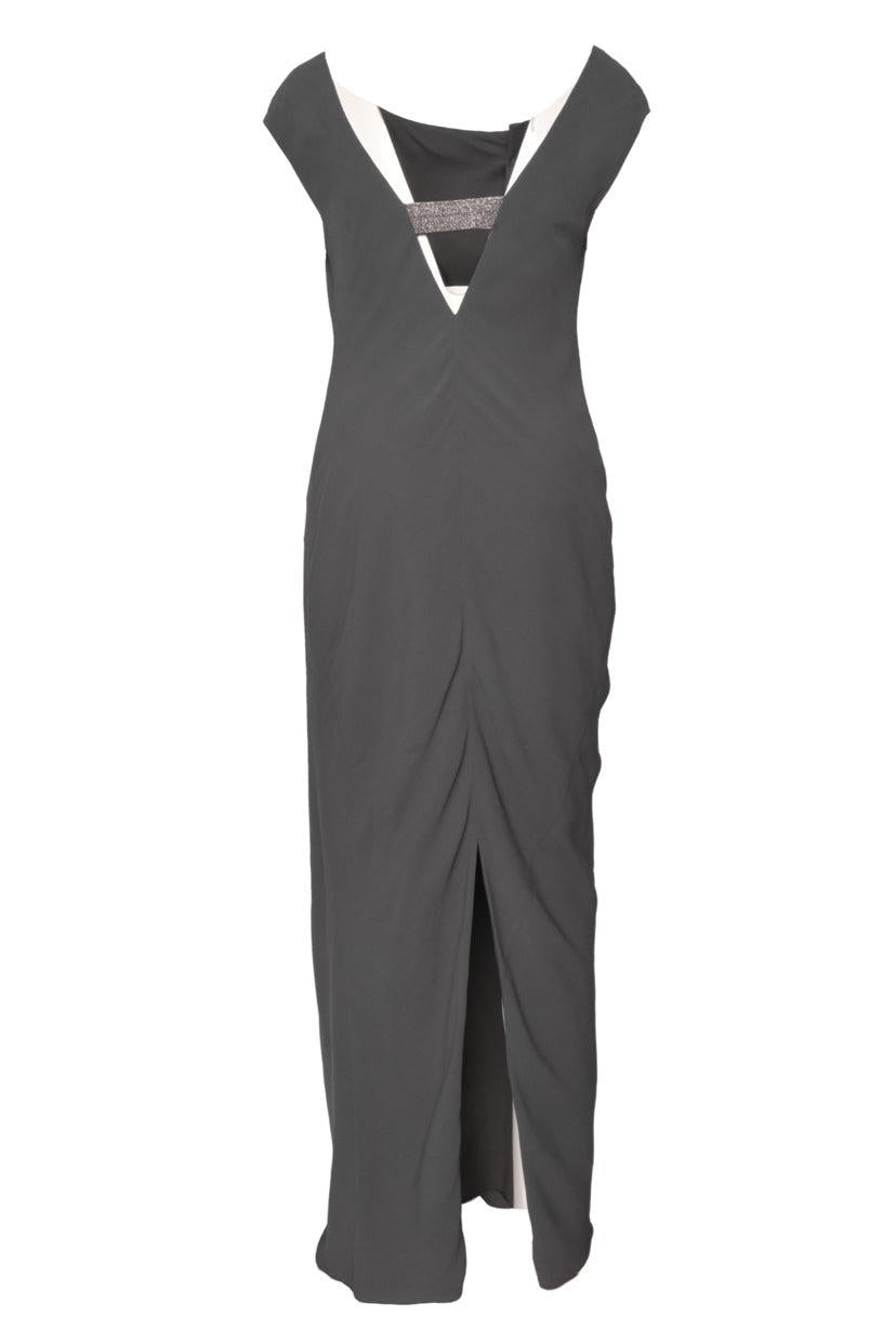 Brunello Cucinelli Size L Backless Monili Silk Dress