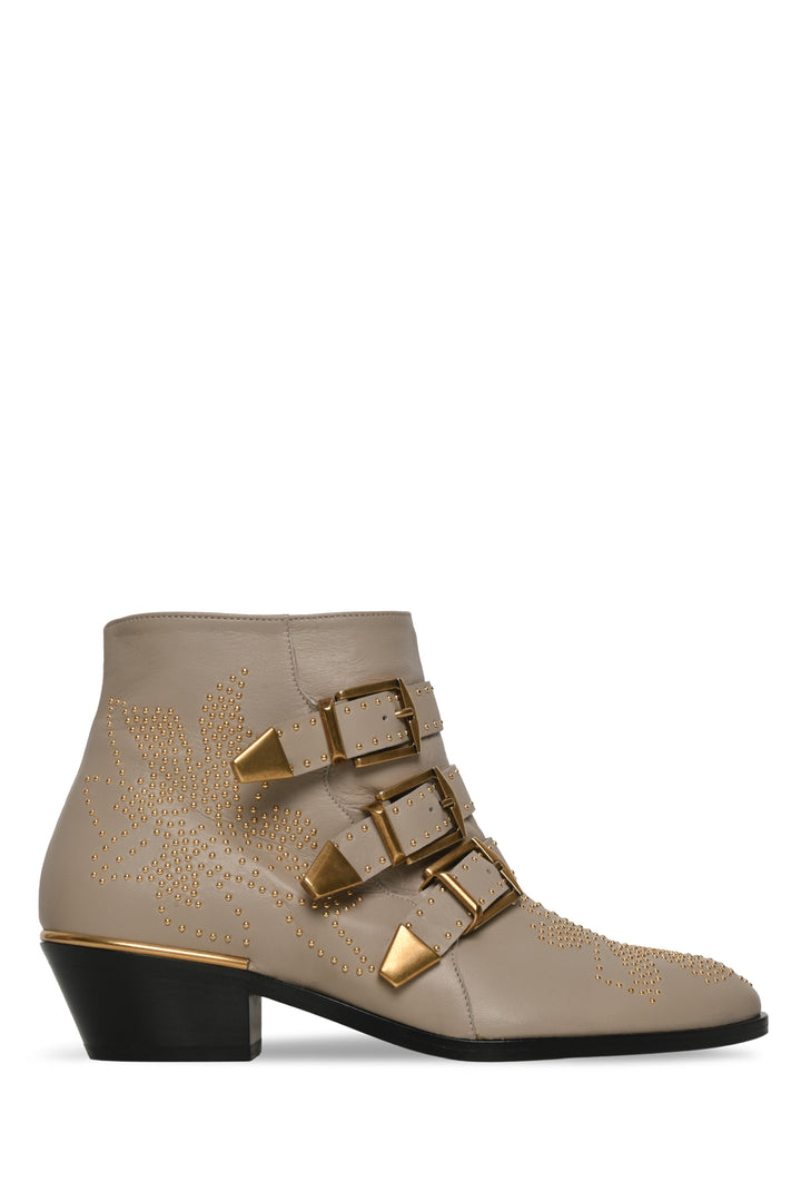 Chloe Size 37 Suzanna Studded Ankle Boots