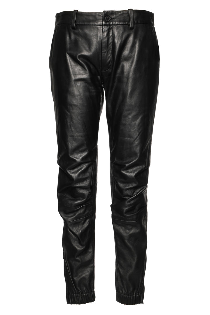 Nili Lotan Size 0 Cropped French Military Leather Pants