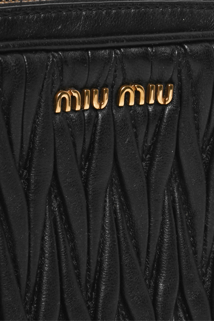 Miu Miu Nappa Matelasse Crossbody