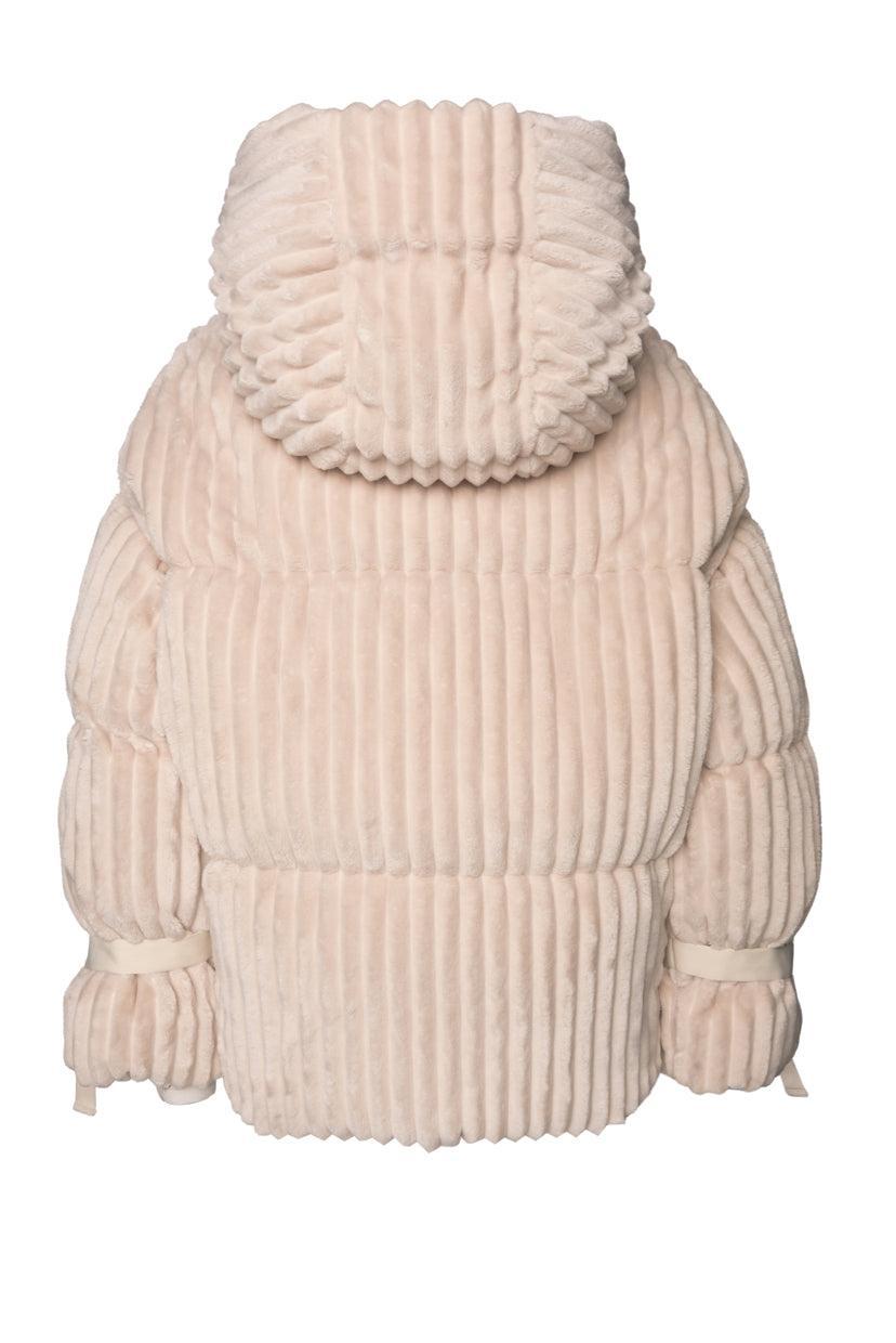 Moncler Size 1 Loire Quilted Oversized Down Corduroy Jacket