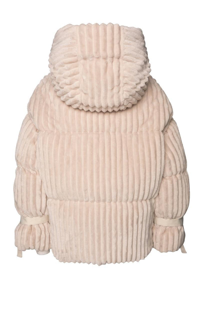 Moncler Size 1 Loire Quilted Oversized Down Corduroy Jacket