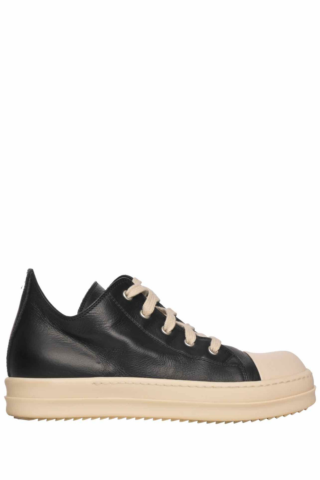 Rick Owens Size 35 Low Leather Sneakers