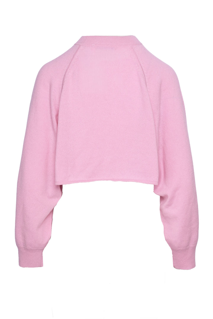 Loulou Studio Size S Cashmere Cropped Bocas Sweater