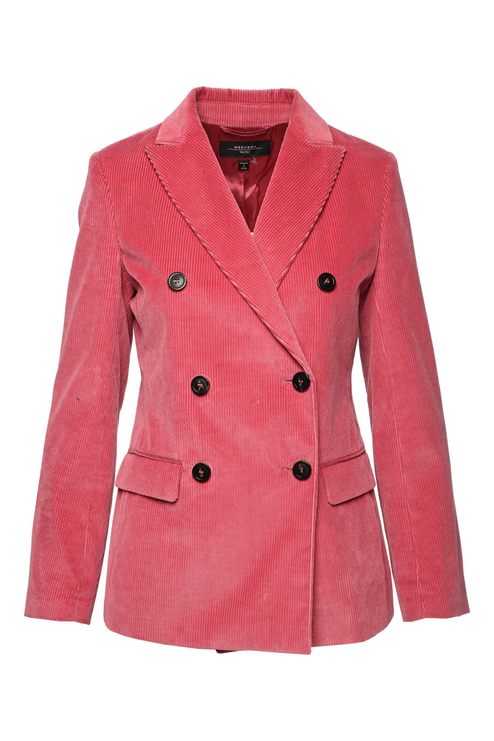 Weekend Max Mara Size 6 Corduroy Velvet Blazer