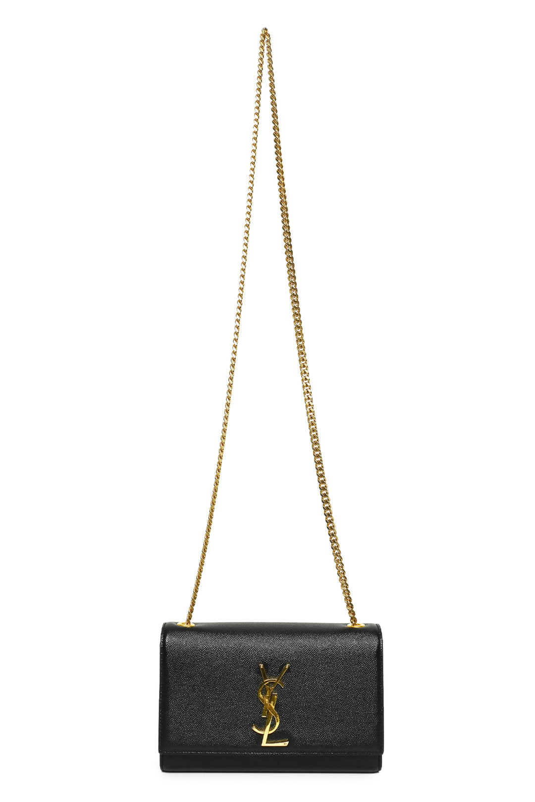 Saint Laurent 2024 Kate Small In Grain De Poudre Embossed Leather Crossbody