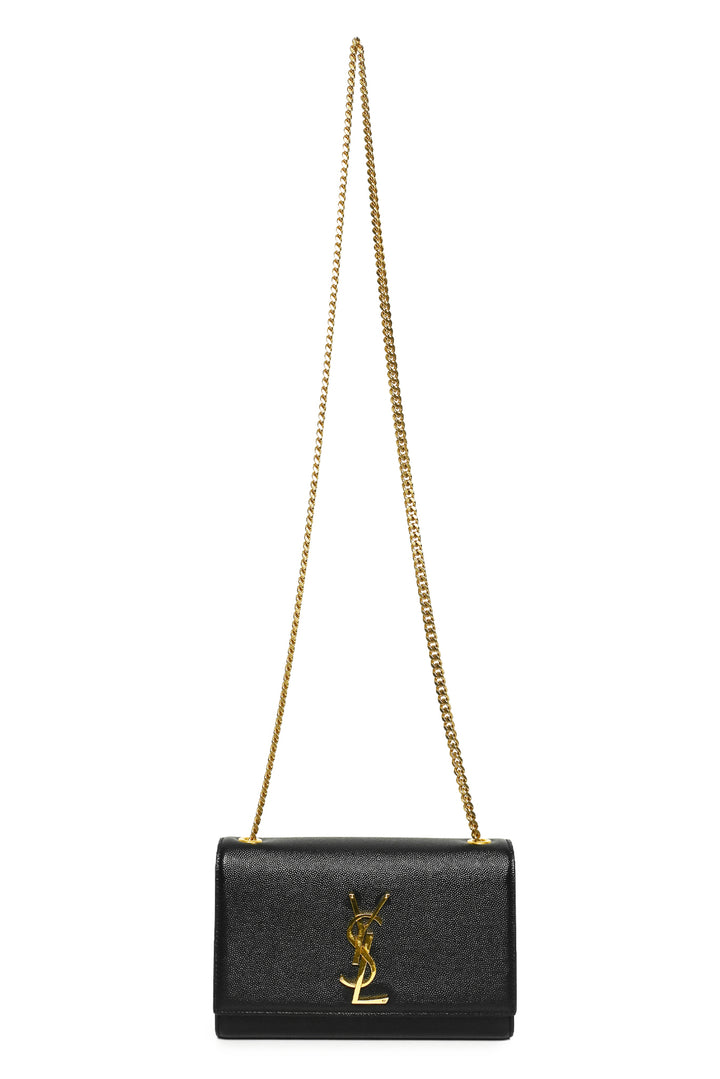 Saint Laurent 2024 Kate Small In Grain De Poudre Embossed Leather Crossbody