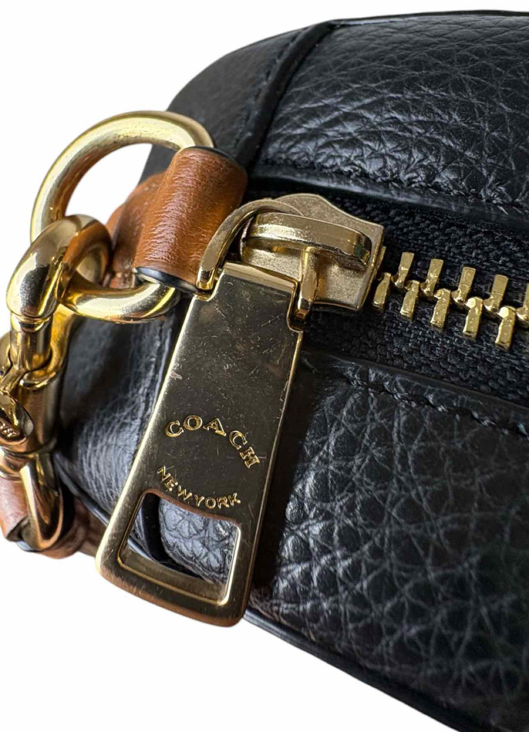 Coach Leather Camera Crossbody