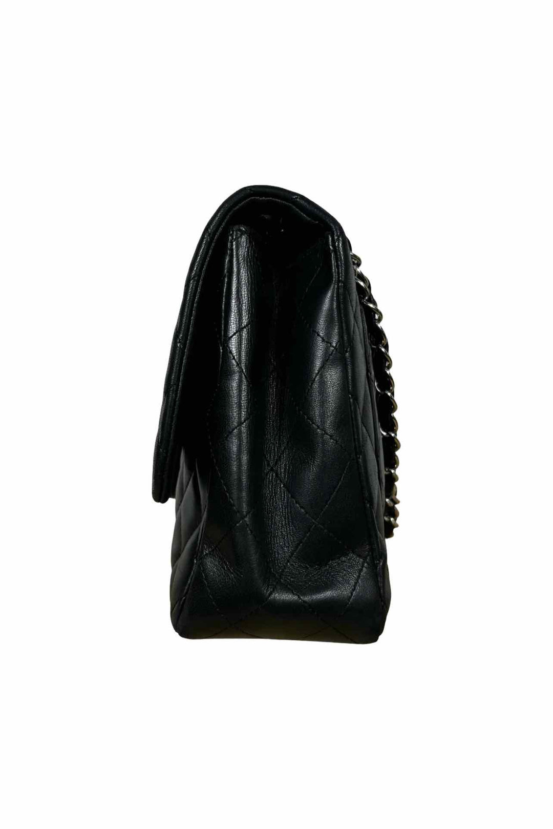 Chanel 2009 Quilted Jumbo Lambskin Single Flap Bag
