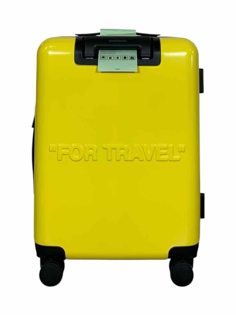 Off White Arrow Trolley Suitcase