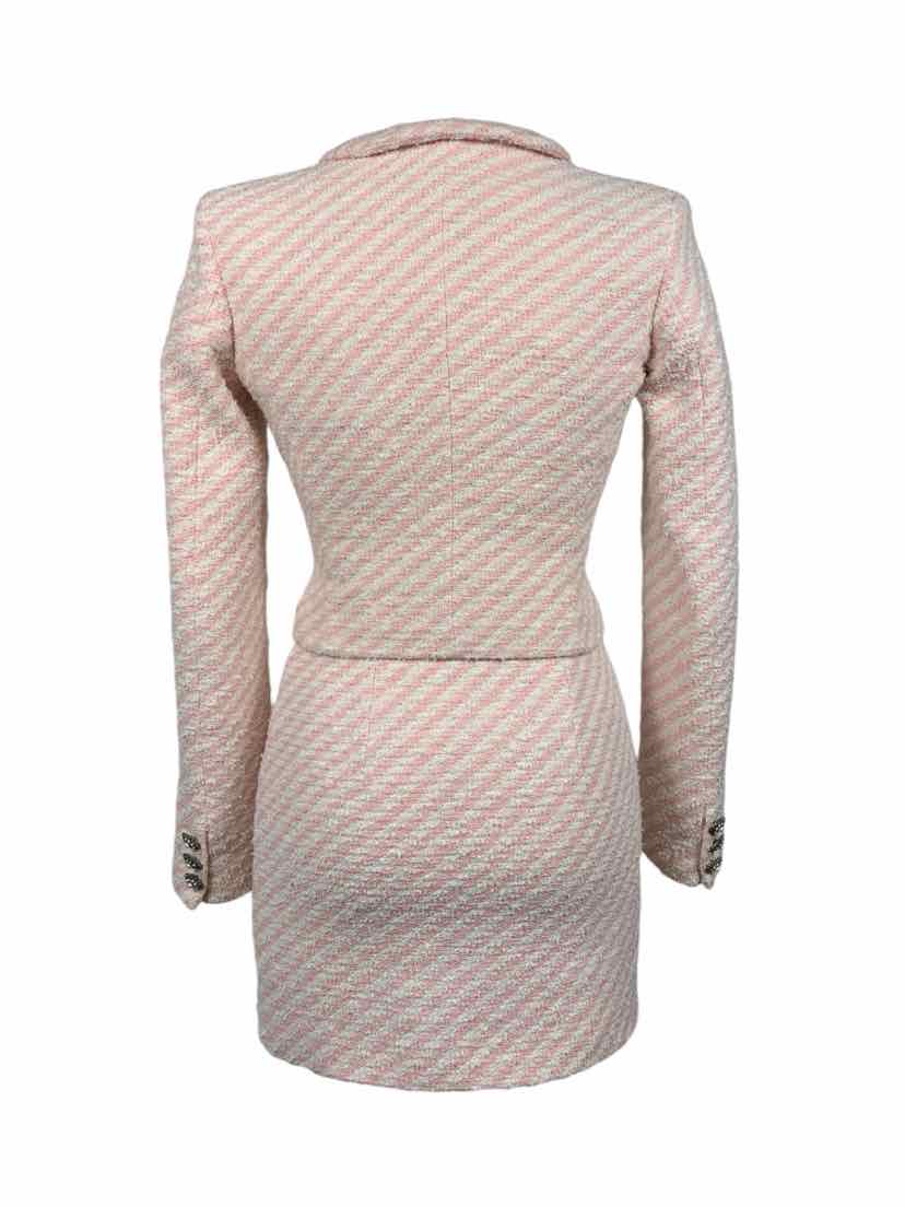 Alessandra Rich Size 40 Mini Skirt 2 Piece Suit