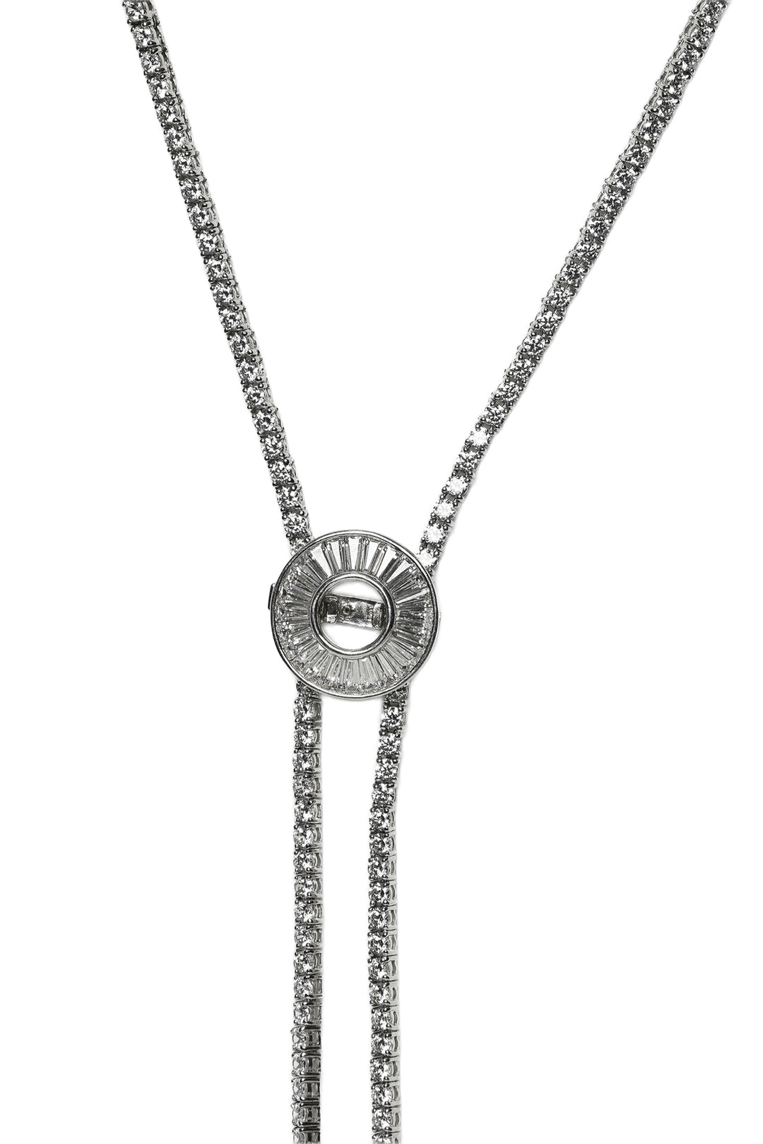 Arte Madrid Silver & Crystal Necklace
