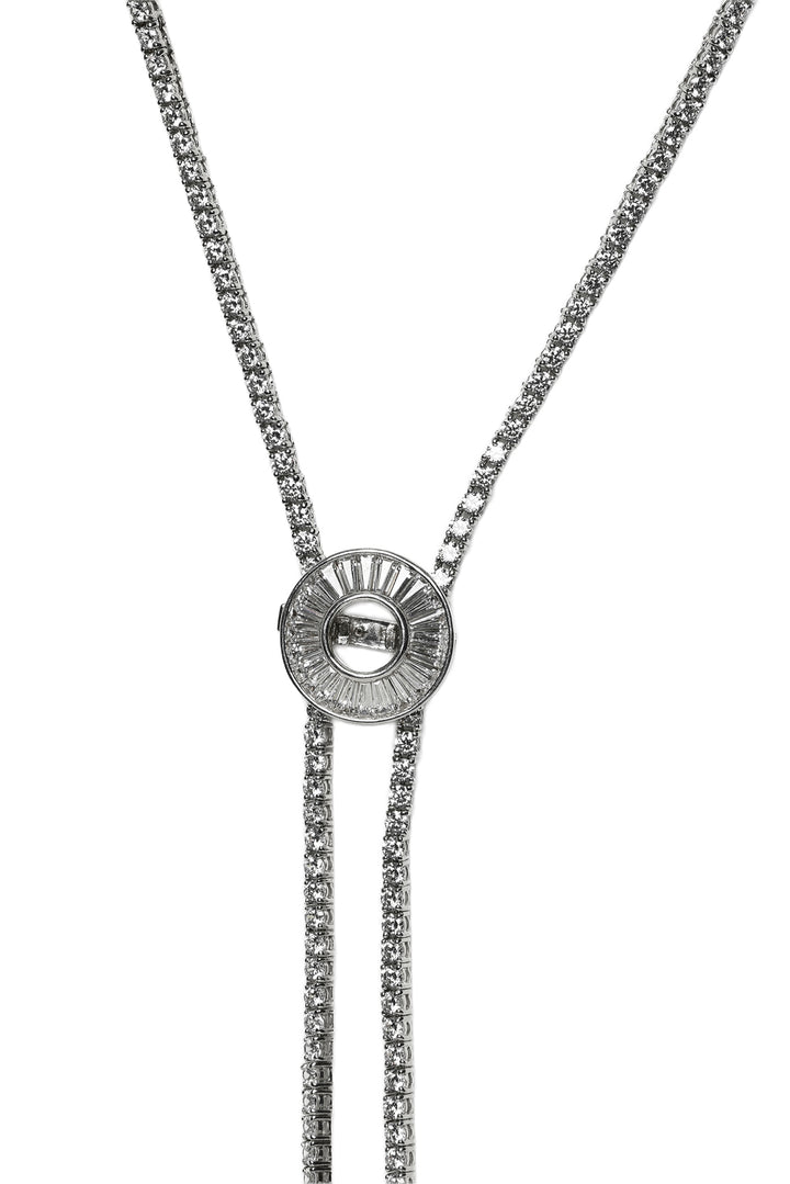 Arte Madrid Silver & Crystal Necklace