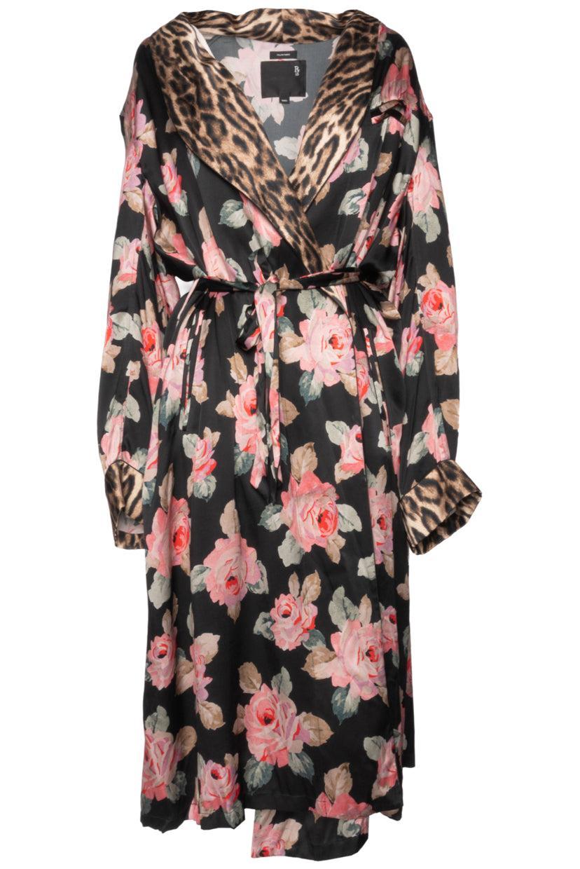 R13 Size S Silk Smoking Robe Kimono