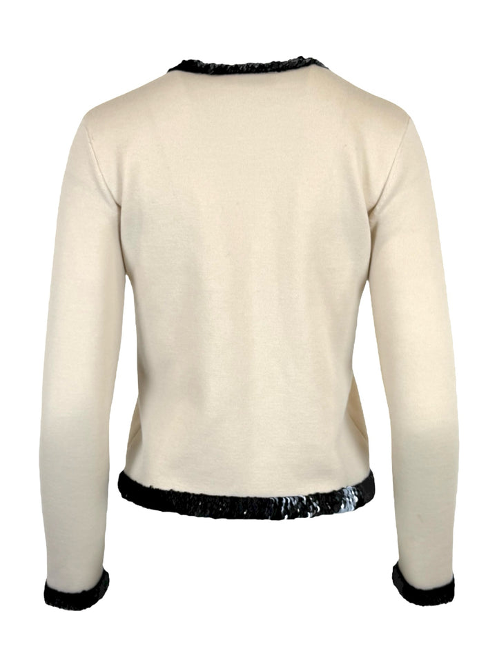 Tory Burch Size XXS Kendra Sequined Wool-Blend Jacket