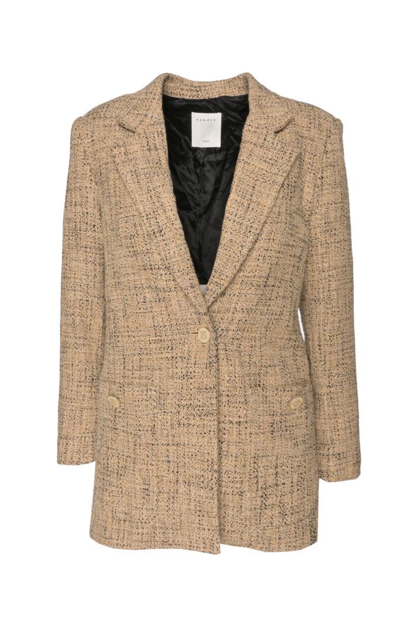Sandro Size 34 Single Breasted Blazer