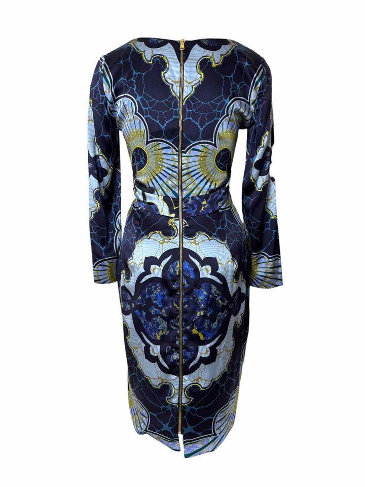 Emilio Pucci Size 10 Silk Pattern Dress