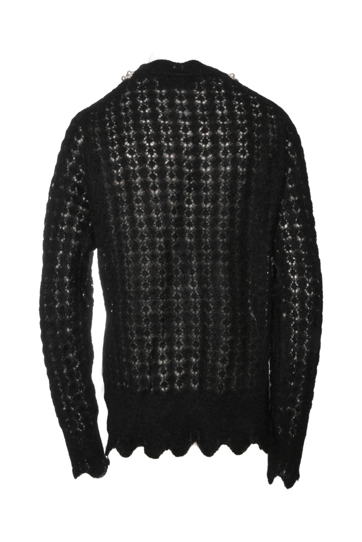 Simone Rocha Size S Mohair-Blend Embellished Cardigan