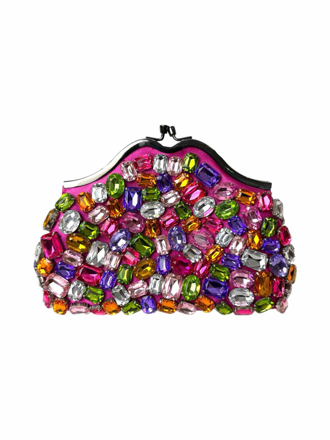 Philip Treacy Crystal Beaded Satin Clutch