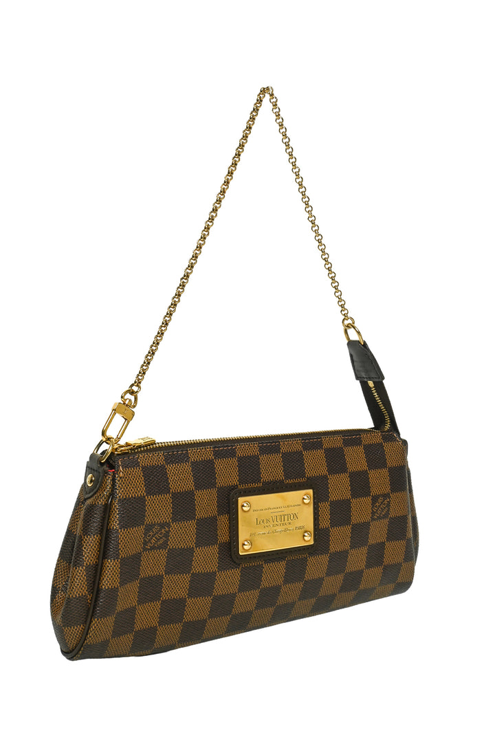 Louis Vuitton 2009 Damier Ebene Eva Pochette