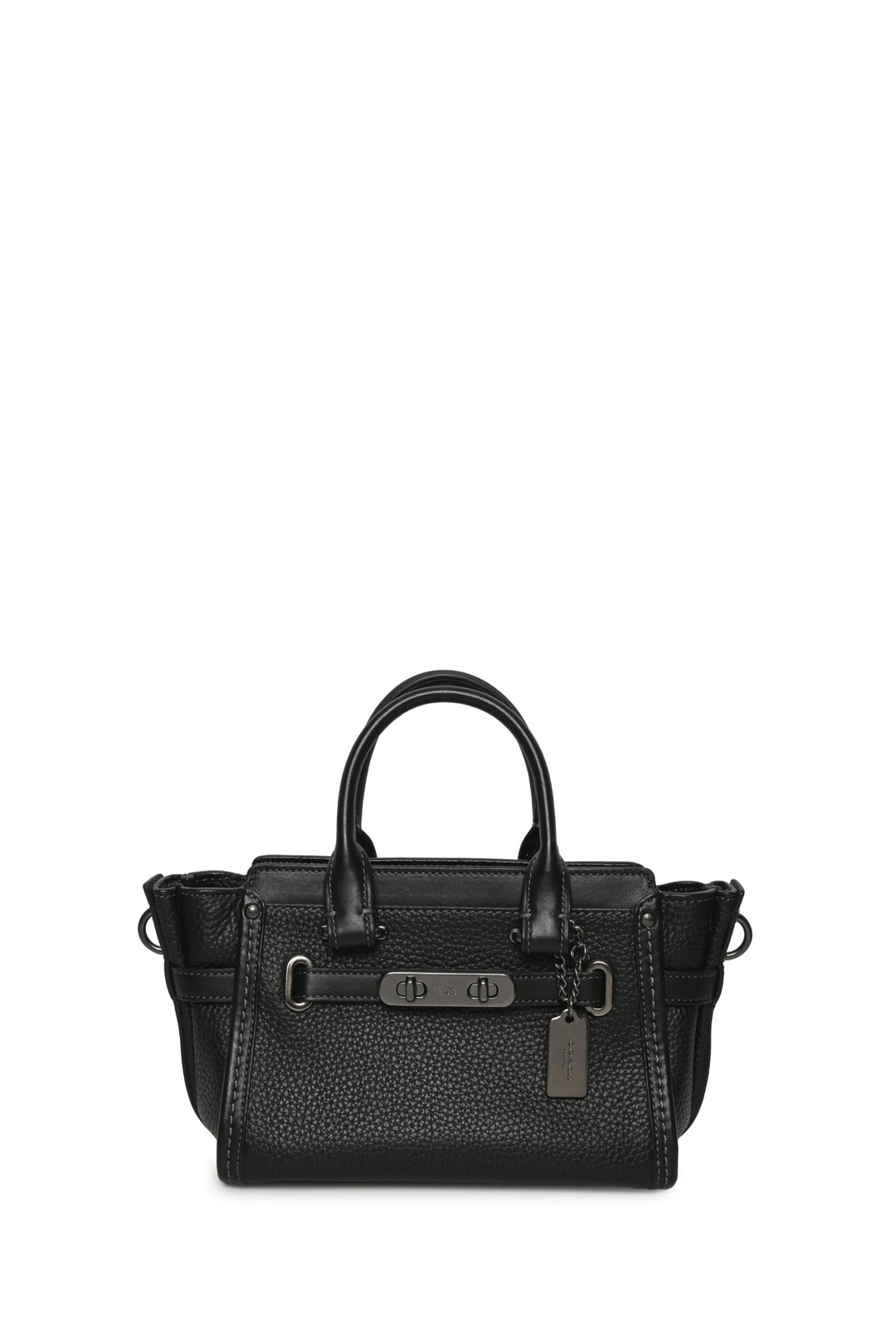 Coach Pebbled Leather Swagger 20 Purse