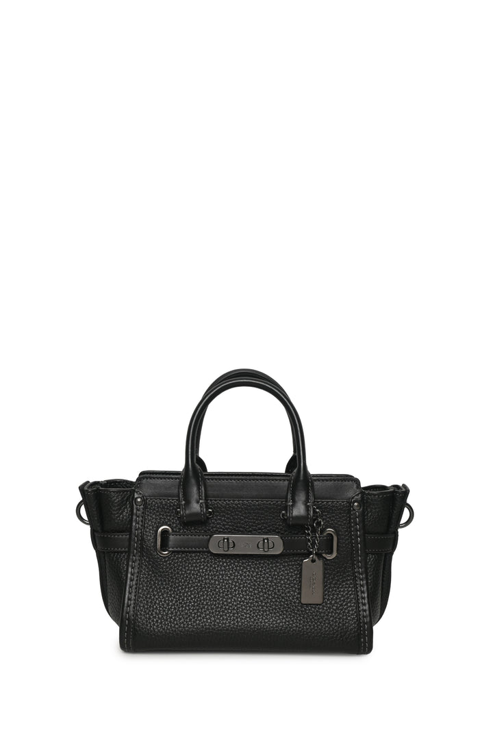 Coach Pebbled Leather Swagger 20 Purse