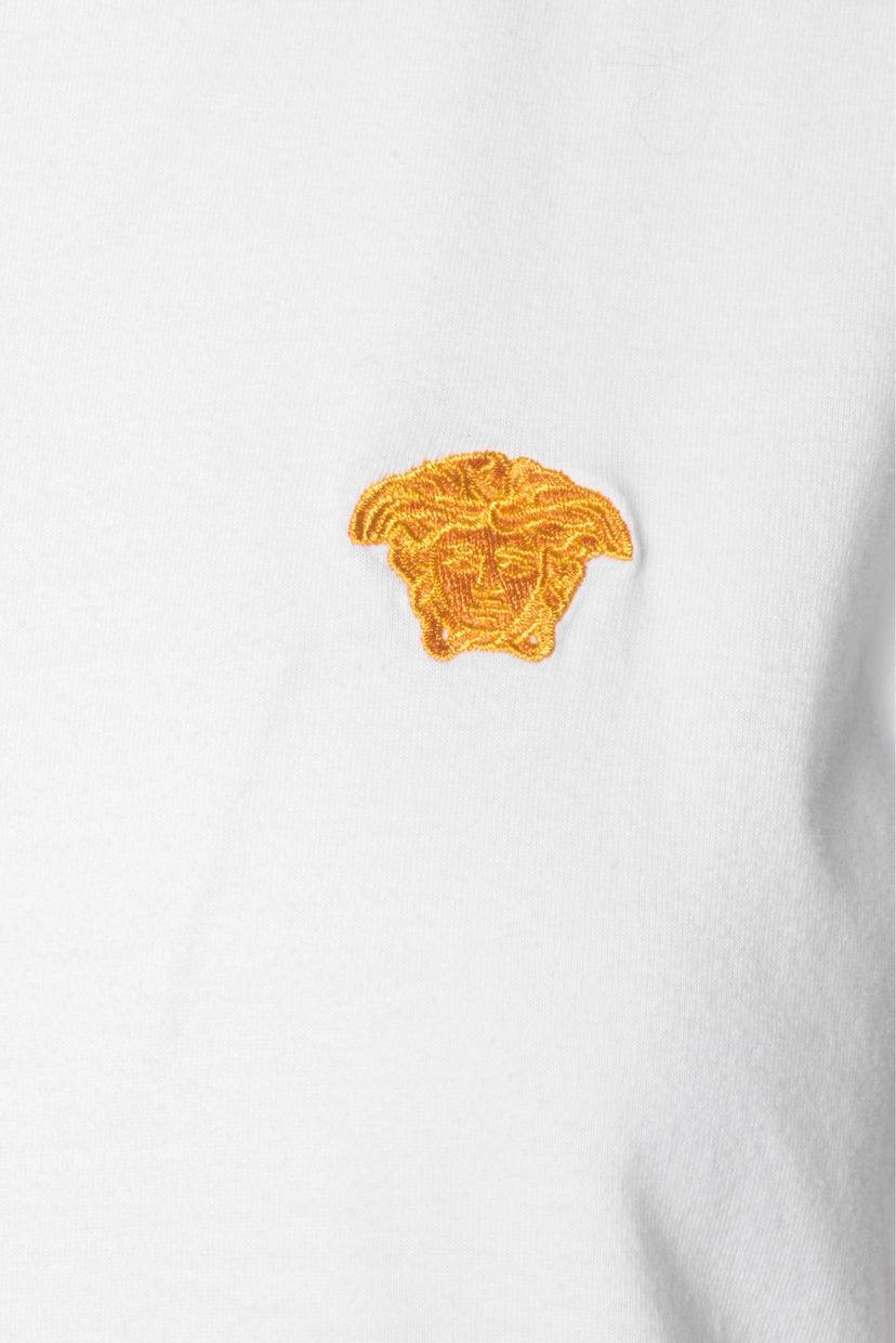 Versace Size S Men's Medusa Logo Embroidered T-shirt