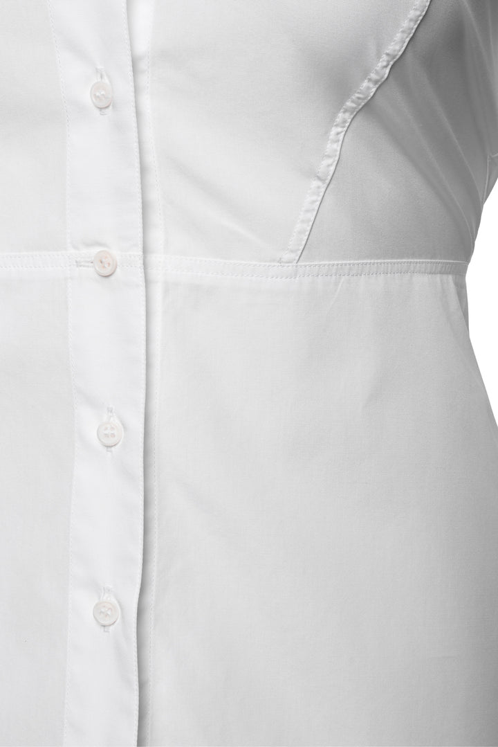 Alaia Size 4 Cotton Poplin Shirt