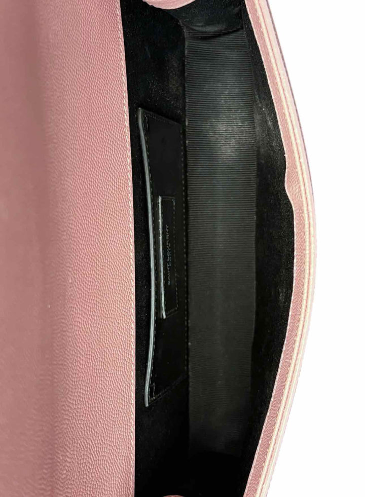 Saint Laurent Kate Classic Grain de Poudre Monogram Clutch