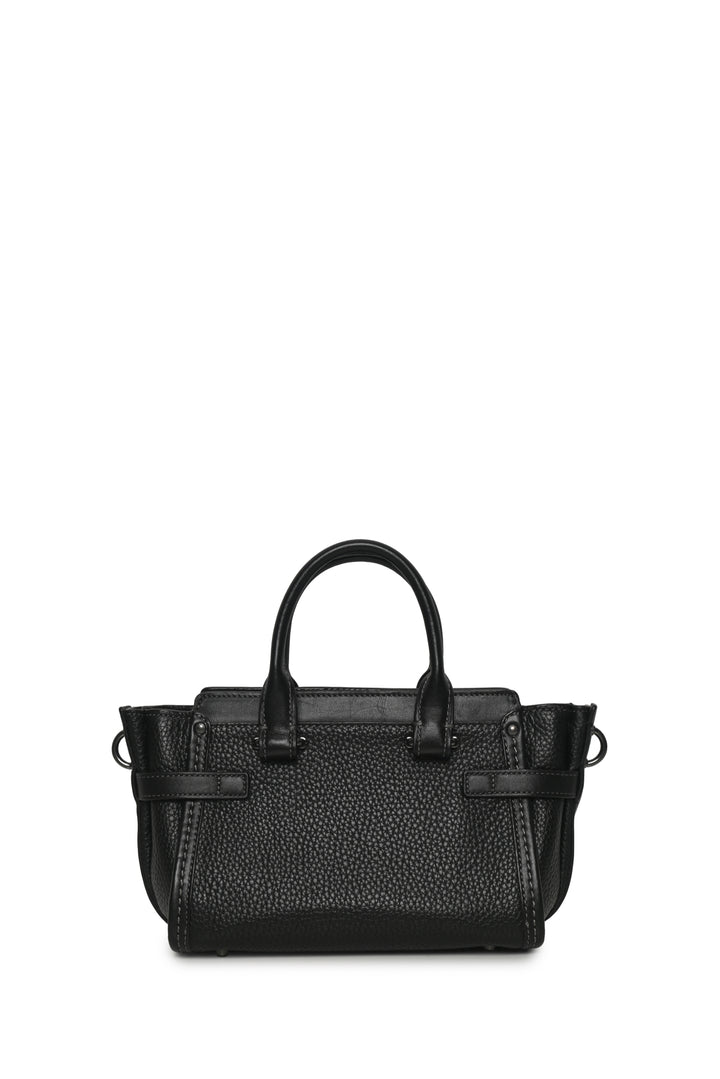 Coach Pebbled Leather Swagger 20 Purse